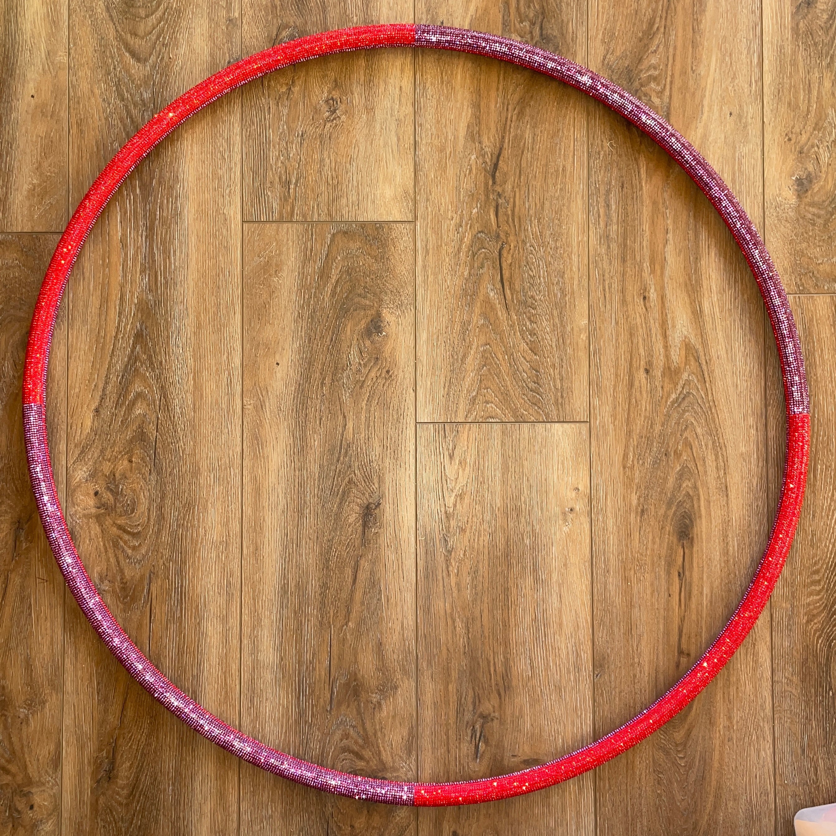 50% OFF 31" Fuchsia Dreams 3/4" Sectional Polypro Rhinestone Hoop ($215)