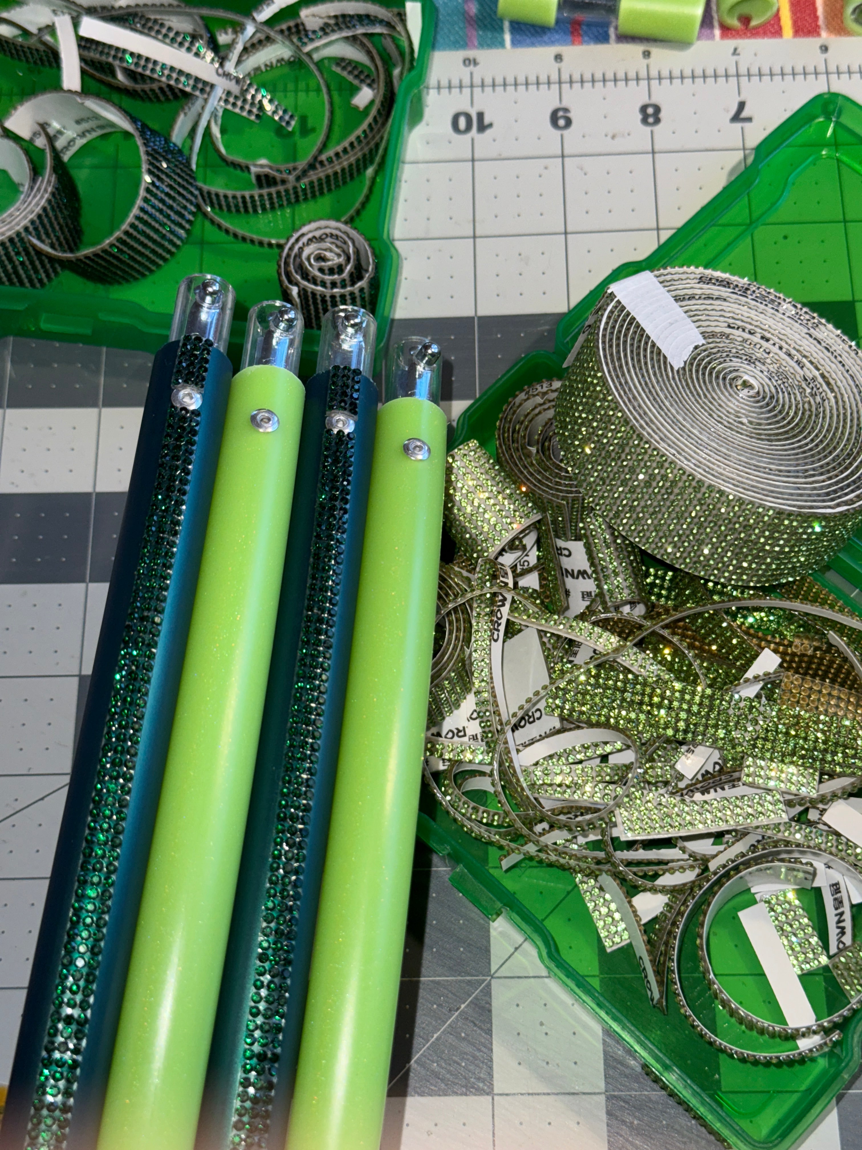 28” Medusa's Apple 11/16” Polypro Rhinestone Sectional Hoop ($215)