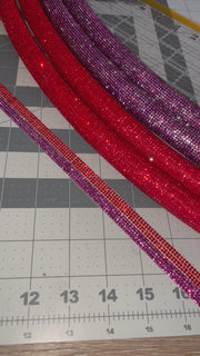 50% OFF 31" Fuchsia Dreams 3/4" Sectional Polypro Rhinestone Hoop ($215)