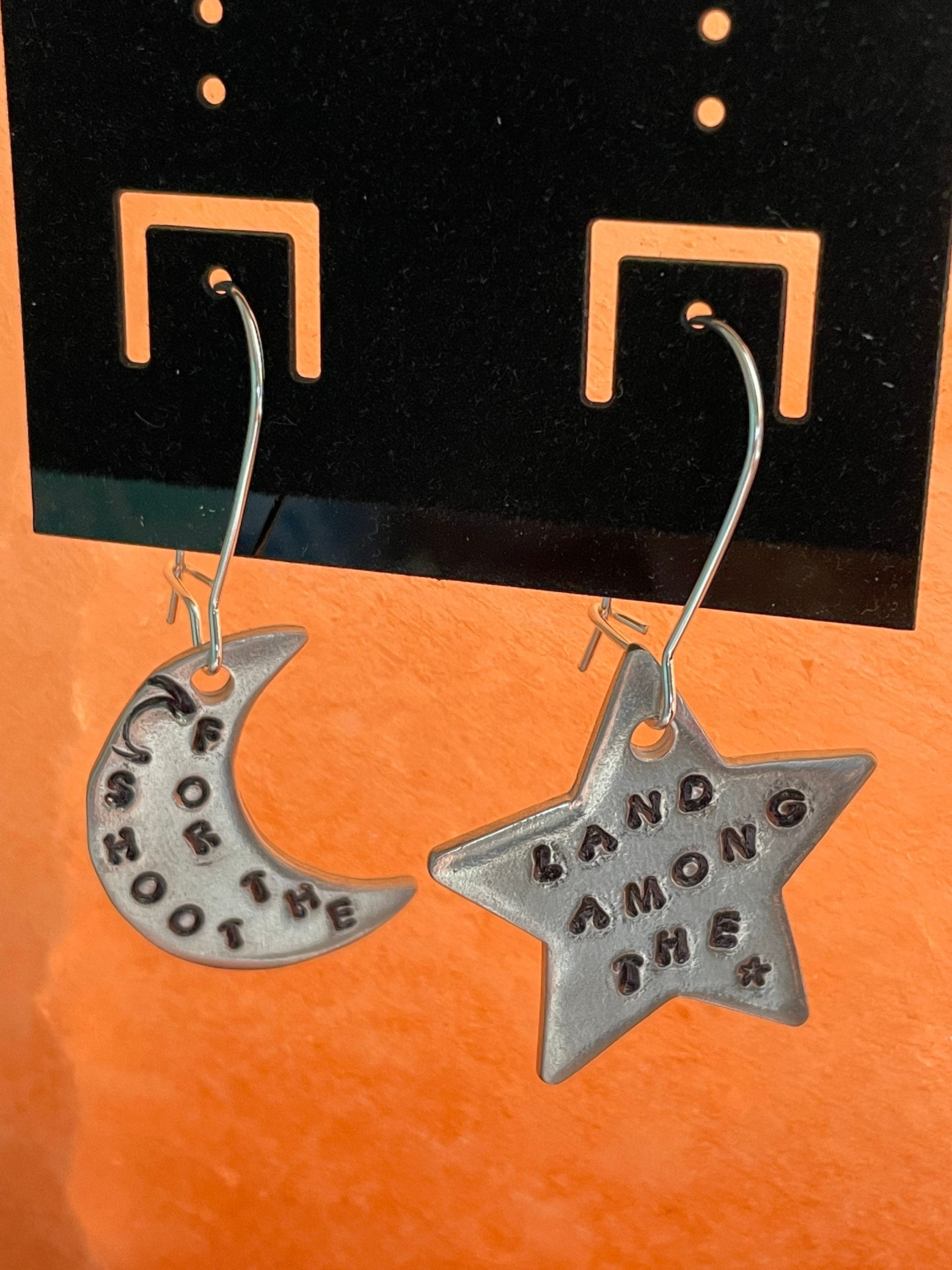 Hand-Stamped Earrings