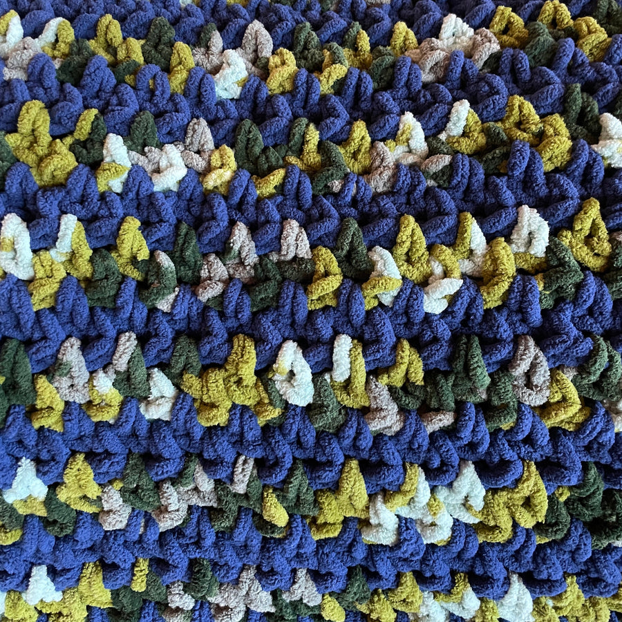 Every Day is Earth Day Crochet Throw