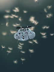 Hand-Stamped Pewter Pendant Necklace
