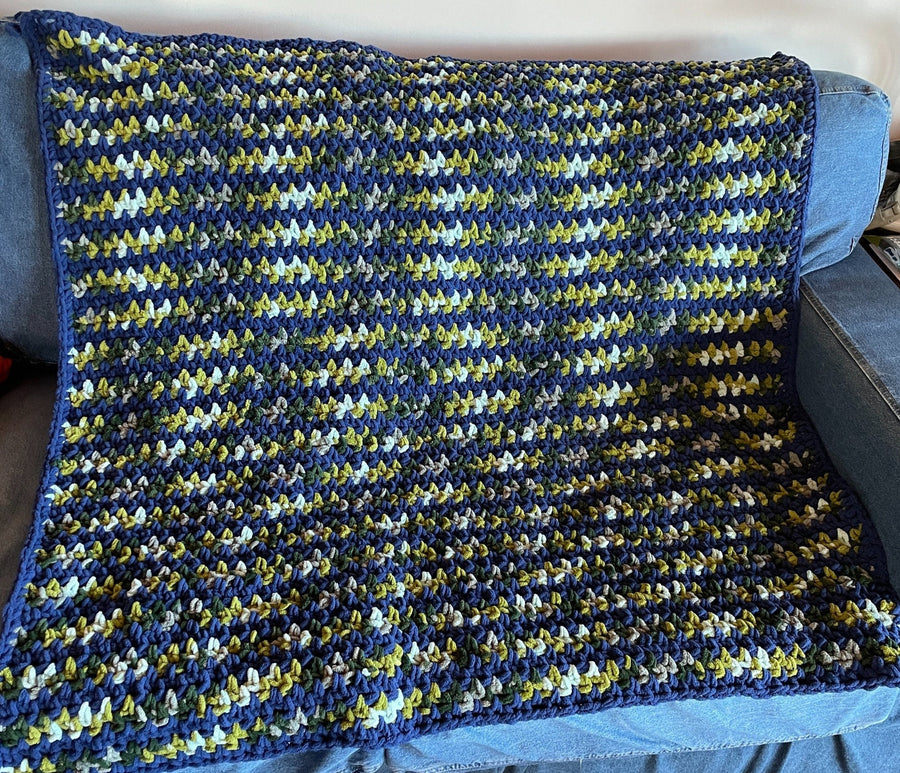 Every Day is Earth Day Crochet Throw