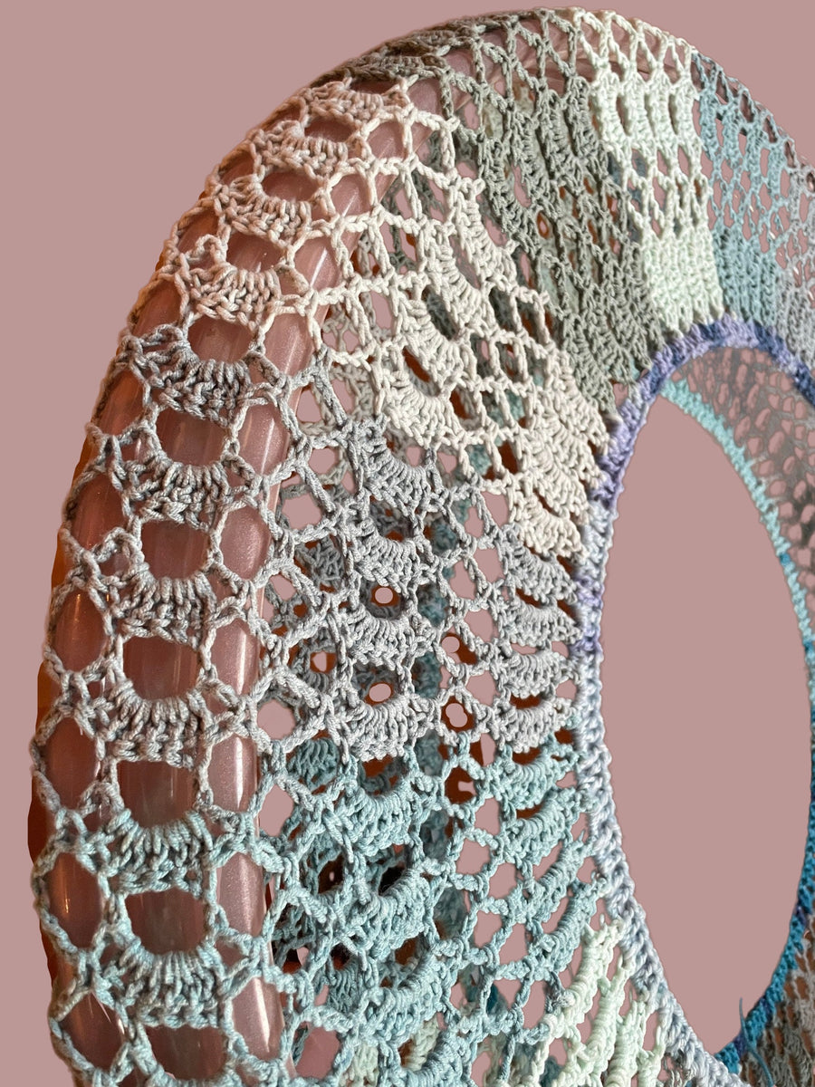 Mermaid Tales Crochet Hoop Huggie