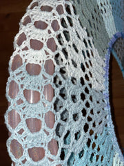 Mermaid Tales Crochet Hoop Huggie